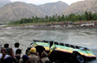 32 drown as bus falls into flooded Jammu river